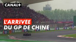 L'arrivée du Grand Prix de Chine