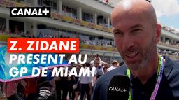 Zinédine Zidane présent au Grand Prix de Miami