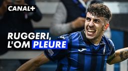 La superbe frappe de Ruggieri dans la lucarne de Lopez - Atalanta / Marseille - Ligue Europa 2023-24 (1/2 finale retour)