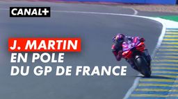 Malgré sa chute, Jorge Martin décroche la pole position du Grand Prix de France