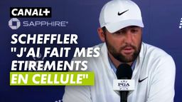 Scheffler "J'ai fait mes étirements en cellule..." - Pga Championship