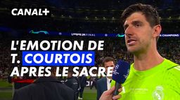 L'émotion de Thibaut Courtois après la 15e Ligue des champions du Real Madrid