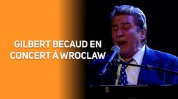 Gilbert Becaud en concert à Wrocla