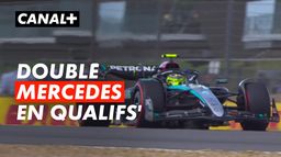 George Russell décroche la pole position à Silverstone, devant son coéquipier Lewis Hamilton