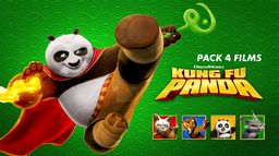 Pack 4 films KUNG FU PANDA