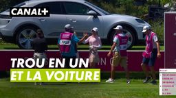 Trou en UN sur le 16 et la voiture - Evian Championship