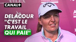 Interview de Perrine Delacour après le 2ème tour - Evian Championship