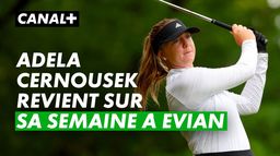 Interview d'Adela Cernousek après le 2ème tour - Evian Championship