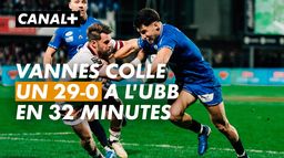 Vannes fait craquer l'UBB en 32 minutes