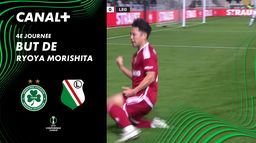 Le but de Ryoya Morishita contre Omonia Nicosie (17')