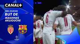 Le but de Maghnes Akliouche contre Barcelone (16')