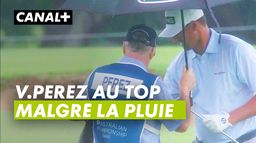 Victor Perez se positionne parfaitement lors de ce premier tour en haut du leaderboard