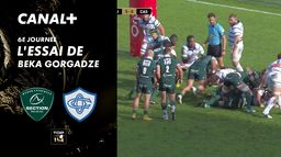 L'essai de Beka Gorgadze contre Castres