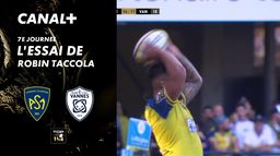 L'essai de Robin Taccola contre Clermont