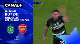 Le but de Gonçalo Bernardo Inácio contre Arsenal (47')