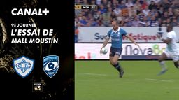 L'essai de Mael Moustin contre Castres