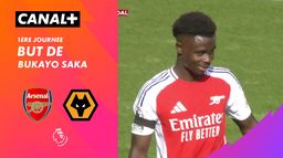 Le but de Bukayo Saka contre Wolverhampton (74')