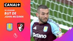 Le but de John McGinn contre Bournemouth (28')