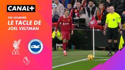 Le tacle de Joël Veltman contre Liverpool (30')