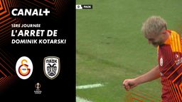 L'arrêt de Dominik Kotarski contre Galatasaray (48')