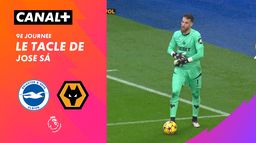 Le tacle de José Sá contre Brighton (32')