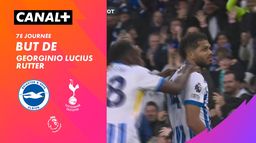 Le but de Georginio Lucius Rutter contre Tottenham (58')