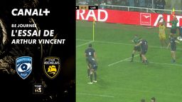 L'essai de Arthur Vincent contre La Rochelle