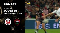 Le plaquage offensif de Ange Capuozzo contre Toulon