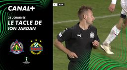 Le tacle de Ion Jardan contre SK Rapid Wien (50')