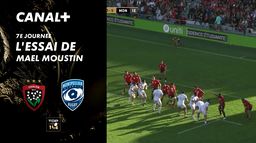 L'essai de Mael Moustin contre Toulon