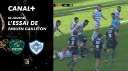 L'essai de Emilien Gailleton contre Castres