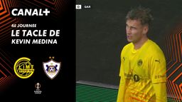 Le tacle de Kevin Medina contre Bodo/Glimt (18')