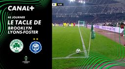 Le tacle de Brooklyn Lyons-Foster contre Panathinaikos FC (79')