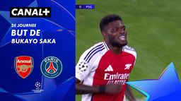 Le but de Bukayo Saka contre Paris Saint-Germain (35')