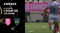 L'essai de Leo Barre contre Clermont