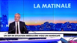 Le billet d'humeur de Romain Desarbres : «Un SDF en situation irrégulière viole un handicapé»