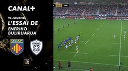 L'essai de Eneriko Buliruarua contre Vannes