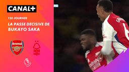 Le passe décisive de Bukayo Saka contre Nottingham (51')