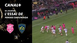 L'essai de Peniasi Dakuwaqa contre Clermont