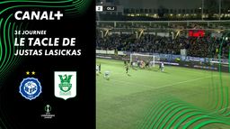 Le tacle de Justas Lasickas contre HJK Helsinki (88')