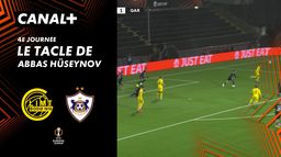 Le tacle de Abbas Hüseynov contre Bodo/Glimt (55')