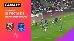 Le tacle de Jesper Lindstrøm contre West Ham (45')