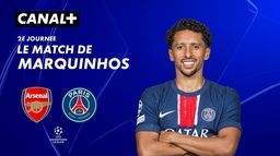 Focus sur le match de Marquinhos  contre Arsenal