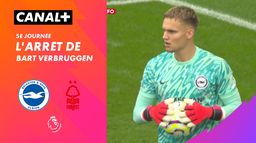 Le arrêt de Bart Verbruggen contre Nottingham (65')