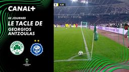 Le tacle de Georgios Antzoulas contre Panathinaikos FC (79')