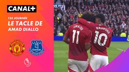 Le tacle de Amad Diallo contre Everton (41')