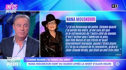 Nana Mouskouri sort du silence après la mort d'Alain Delon