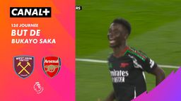 Le but de Bukayo Saka contre West Ham (50')