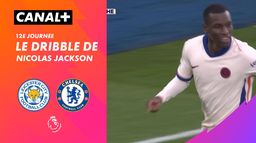 Le dribble de Nicolas Jackson contre Leicester (15')