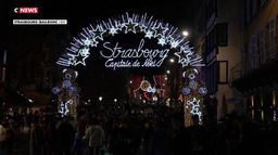 Bas-Rhin : ouverture du marché de Noël de Strasbourg